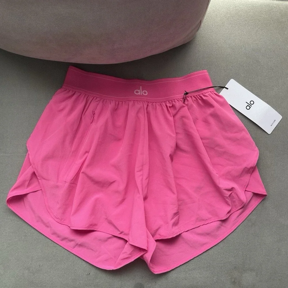 Alo Yoga Match Point Short Paradise Pink M